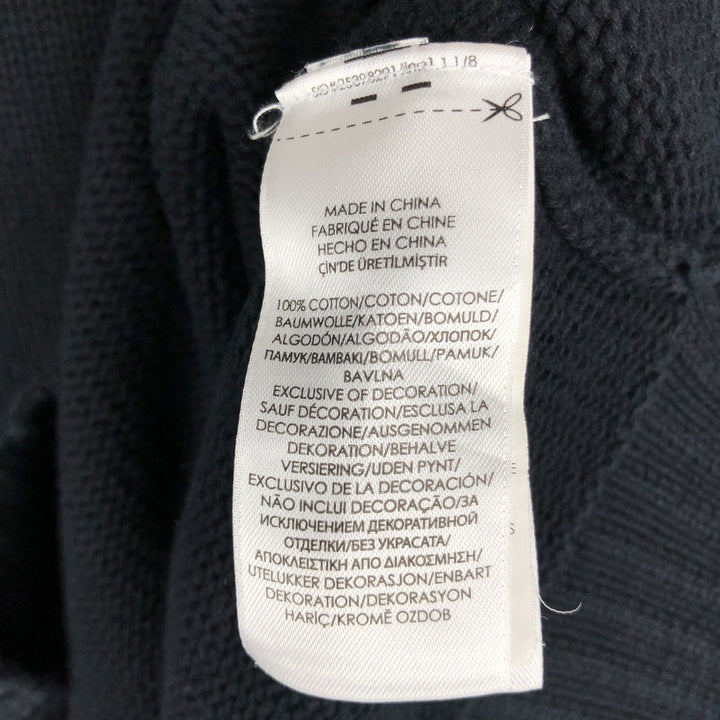 Ralph Lauren POLO RALPH LAUREN Roll Neck Cotton Knit Sweater, Women's Size M (approx.) cotton black type Vintage Second Hand