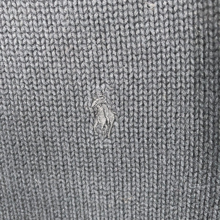 Ralph Lauren POLO RALPH LAUREN Roll Neck Cotton Knit Sweater, Women's Size M (approx.) cotton black type Vintage Second Hand