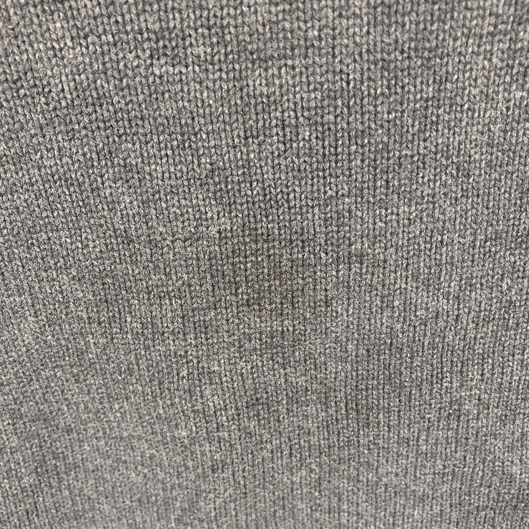 2000'S Lands' End cotton knit sweater, women's size XL. cotton gray type Vintage Second Hand