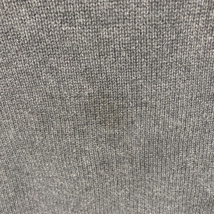 2000'S Lands' End cotton knit sweater, women's size XL. cotton gray type Vintage Second Hand