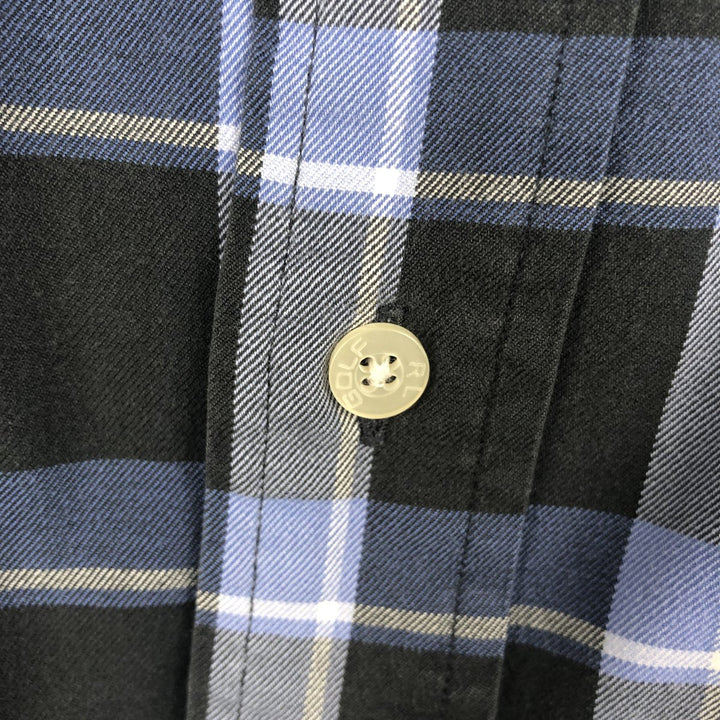 Ralph Lauren RALPH LAUREN GOLF TILDEN long sleeve button down shirt men's size L cotton black type Vintage Second Hand