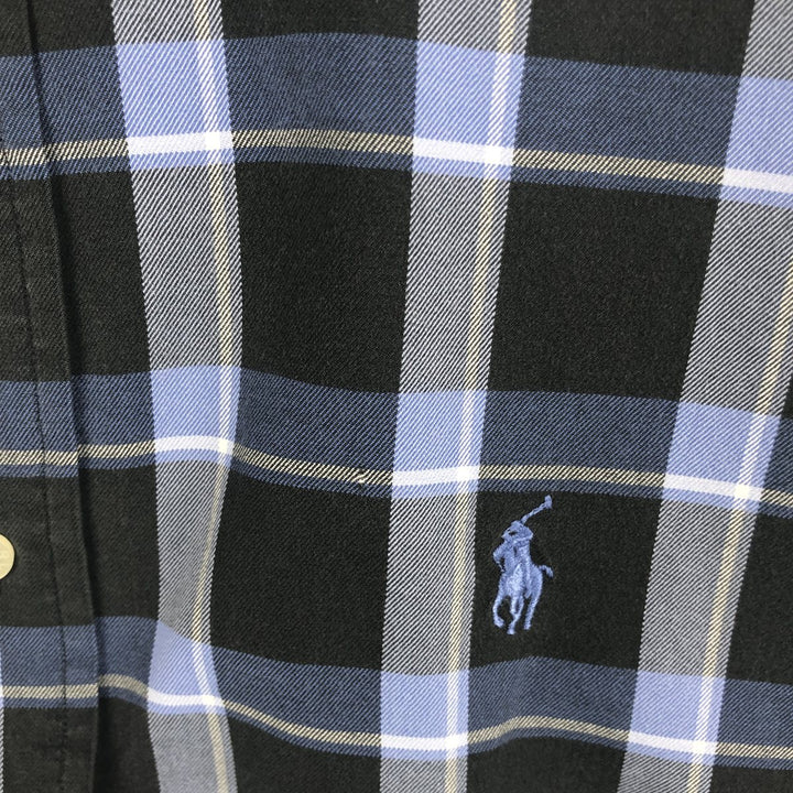Ralph Lauren RALPH LAUREN GOLF TILDEN long sleeve button down shirt men's size L cotton black type Vintage Second Hand