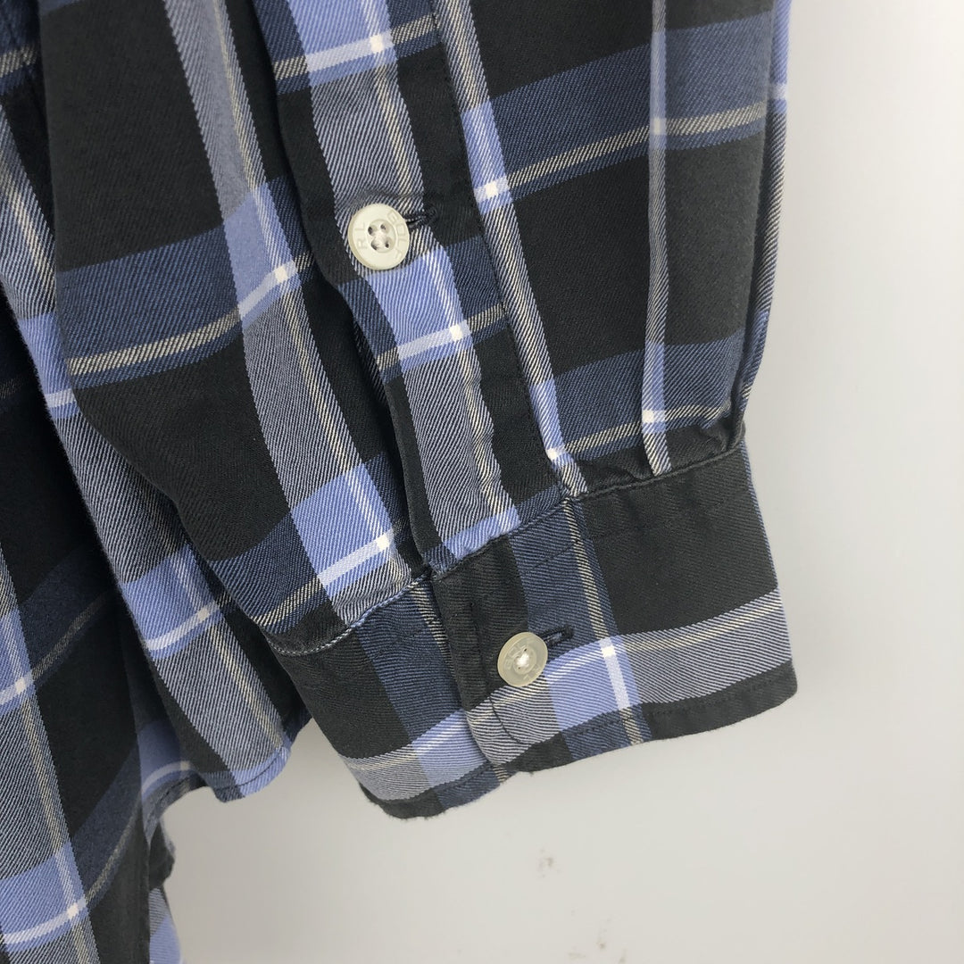 Ralph Lauren RALPH LAUREN GOLF TILDEN long sleeve button down shirt men's size L cotton black type Vintage Second Hand