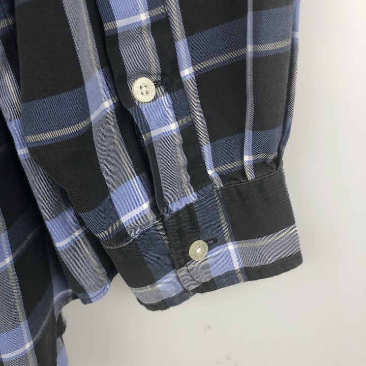 Ralph Lauren RALPH LAUREN GOLF TILDEN long sleeve button down shirt men's size L cotton black type Vintage Second Hand