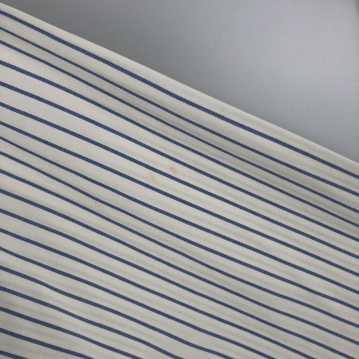 Ralph Lauren BLAKE long sleeve button-down striped shirt, men's size XL cotton white type Vintage Second Hand