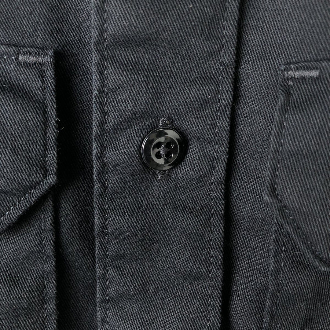 Carhartt Long-Sleeve Work Shirt, Men's Size S (approx.) polyester black type Vintage Second Hand