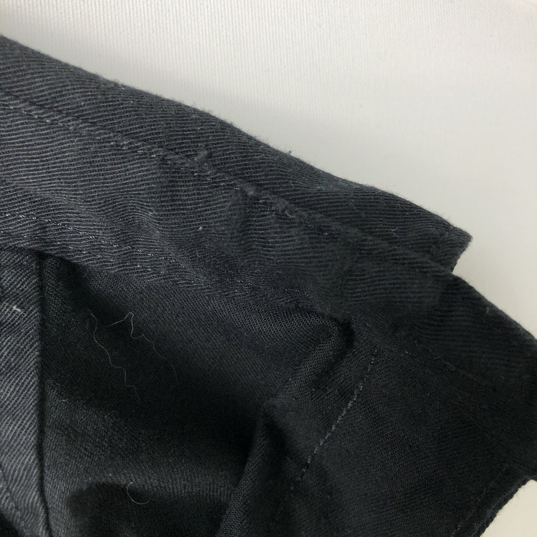 Carhartt Long-Sleeve Work Shirt, Men's Size S (approx.) polyester black type Vintage Second Hand