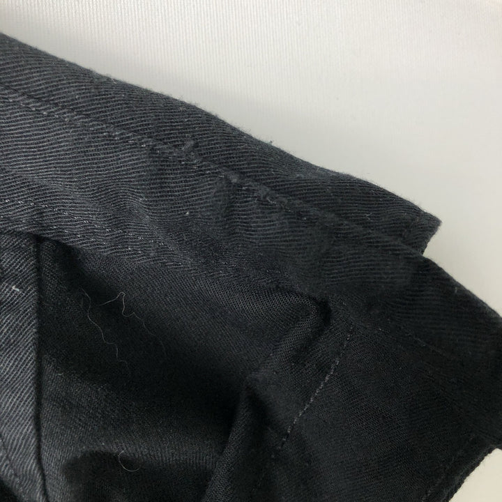 Carhartt Long-Sleeve Work Shirt, Men's Size S (approx.) polyester black type Vintage Second Hand