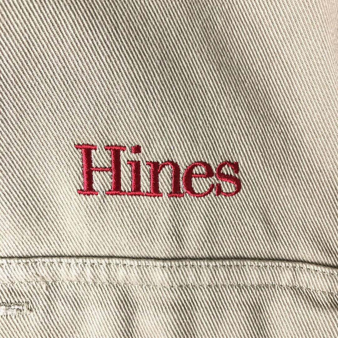 Filson Advertising Long-Sleeve Work Shirt, Men's Size M (approx.) cotton Beige type Vintage Second Hand