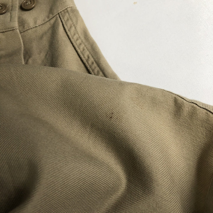 Filson Advertising Long-Sleeve Work Shirt, Men's Size M (approx.) cotton Beige type Vintage Second Hand