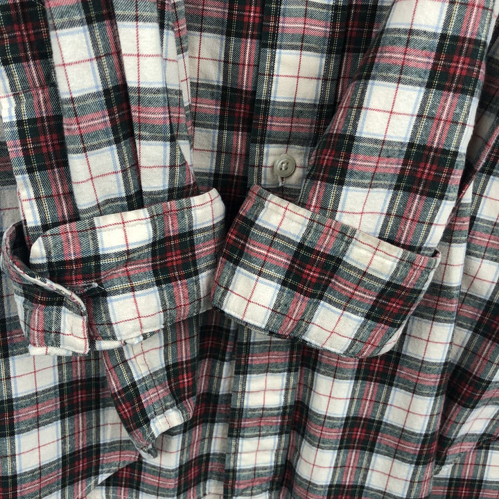 Ralph Lauren BLAKE long sleeve button down check shirt, men's size L cotton Beige type Vintage Second Hand