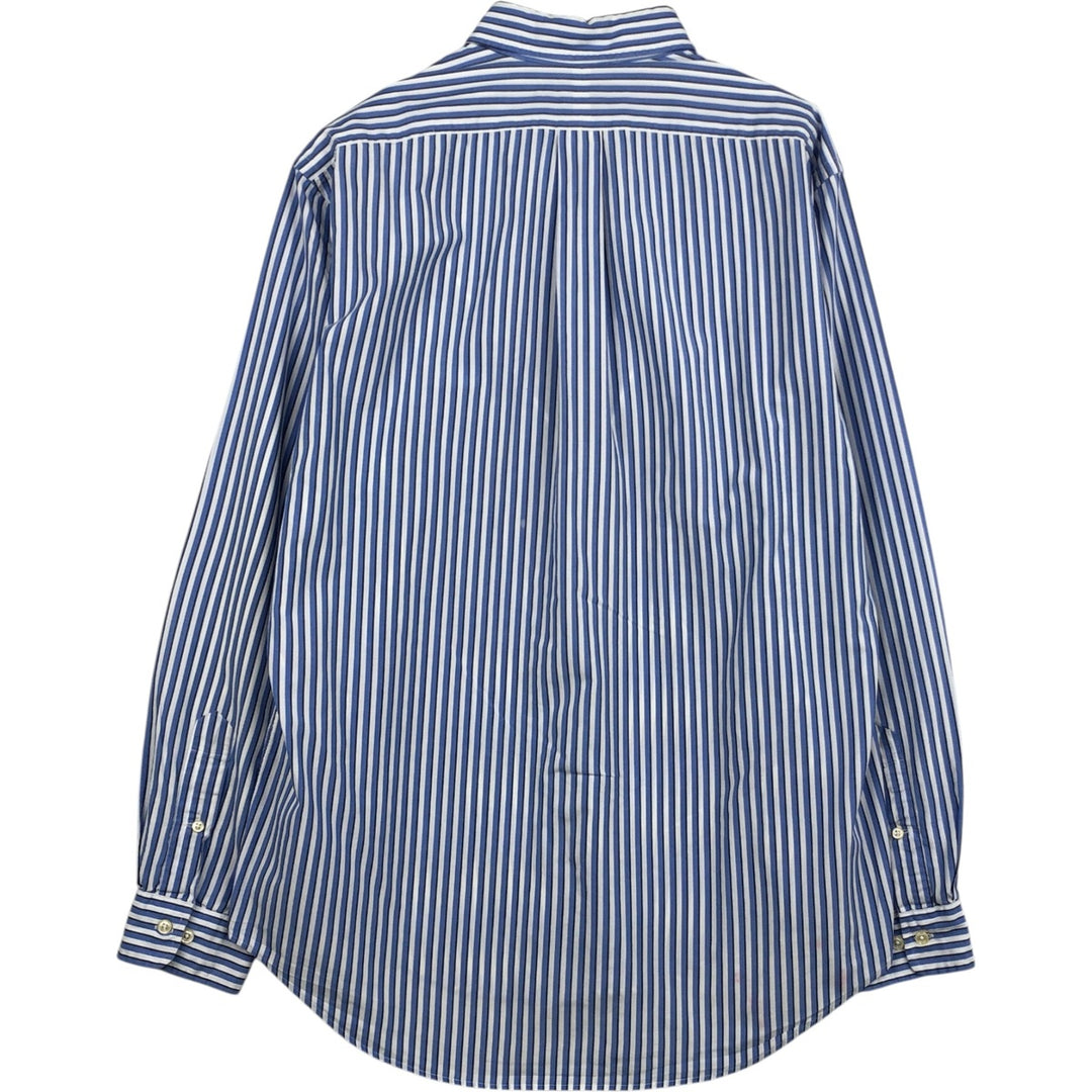 Ralph Lauren YARMOUTH Long Sleeve Button-Down Striped Shirt, Men's XL cotton white type Vintage Second Hand