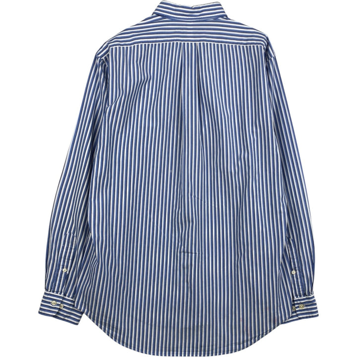 Ralph Lauren YARMOUTH Long Sleeve Button-Down Striped Shirt, Men's XL cotton white type Vintage Second Hand