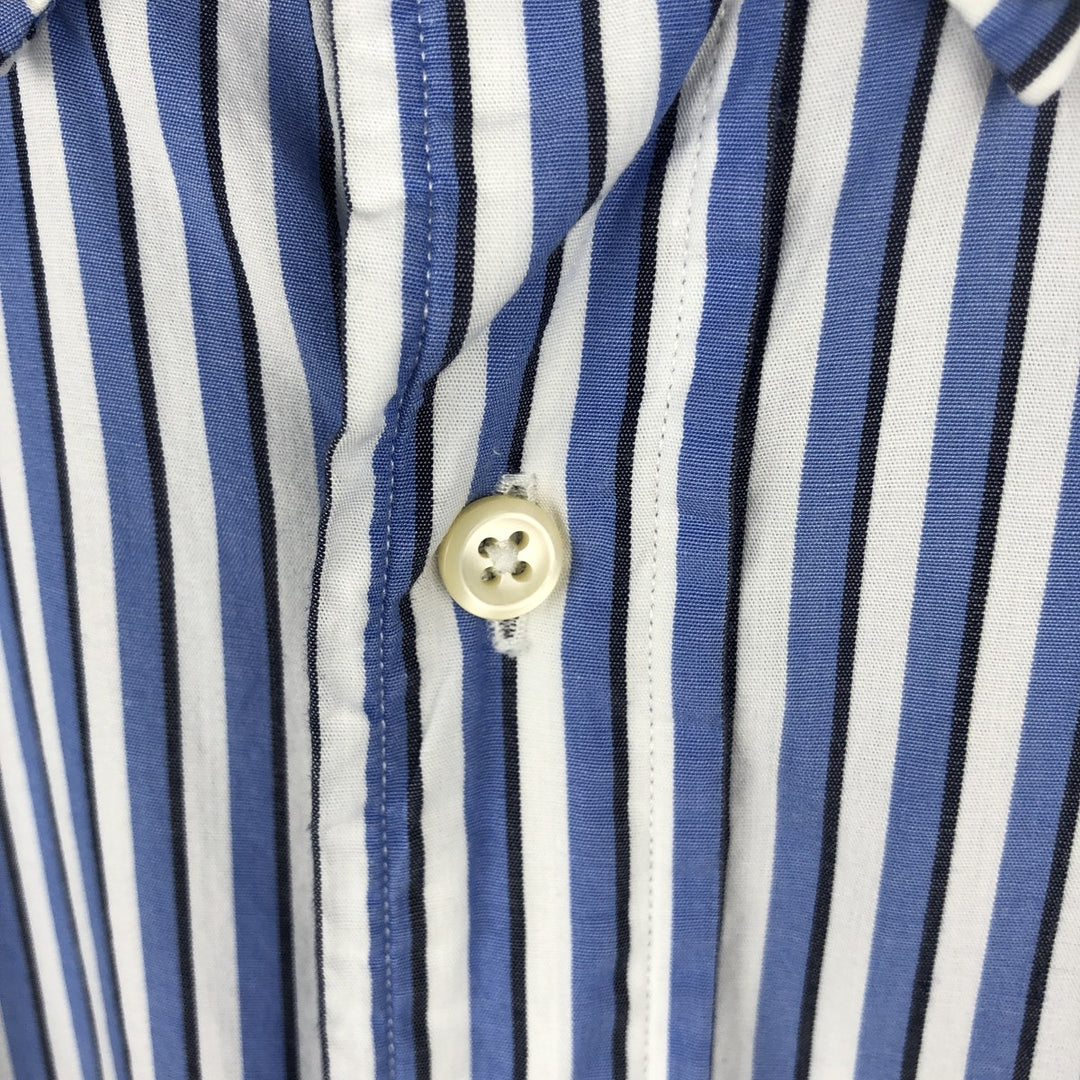 Ralph Lauren YARMOUTH Long Sleeve Button-Down Striped Shirt, Men's XL cotton white type Vintage Second Hand
