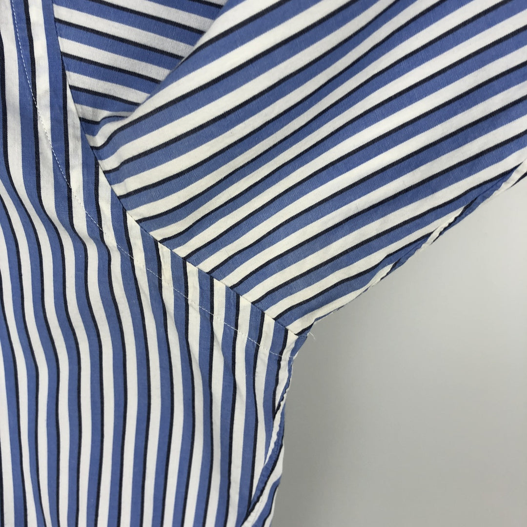 Ralph Lauren YARMOUTH Long Sleeve Button-Down Striped Shirt, Men's XL cotton white type Vintage Second Hand