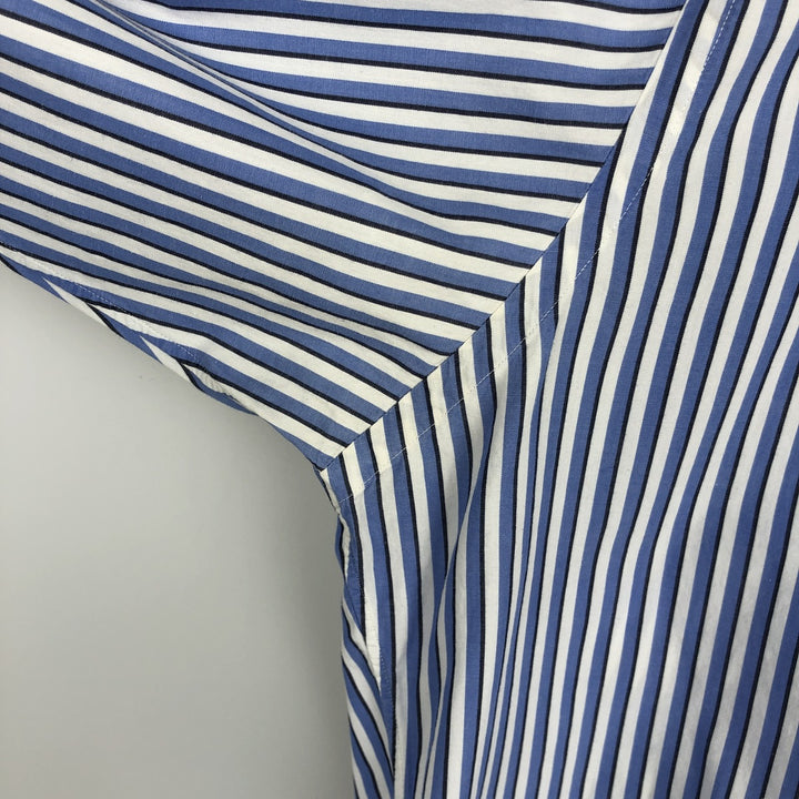 Ralph Lauren YARMOUTH Long Sleeve Button-Down Striped Shirt, Men's XL cotton white type Vintage Second Hand