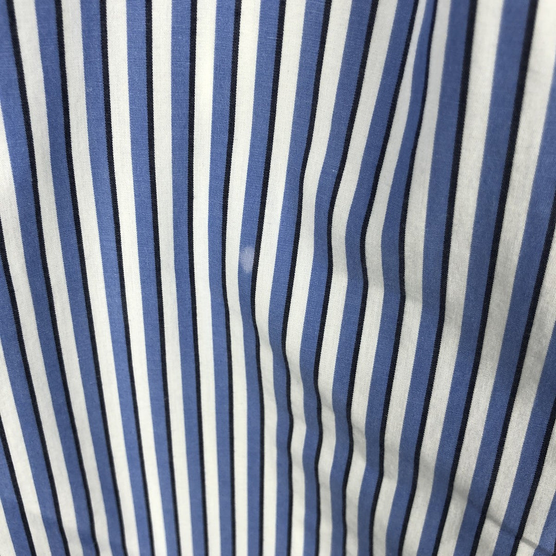 Ralph Lauren YARMOUTH Long Sleeve Button-Down Striped Shirt, Men's XL cotton white type Vintage Second Hand