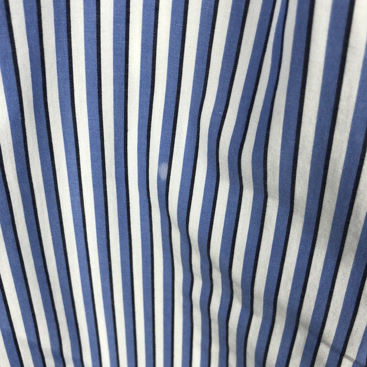 Ralph Lauren YARMOUTH Long Sleeve Button-Down Striped Shirt, Men's XL cotton white type Vintage Second Hand