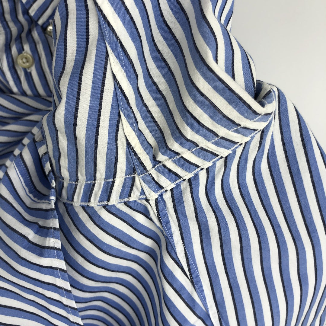 Ralph Lauren YARMOUTH Long Sleeve Button-Down Striped Shirt, Men's XL cotton white type Vintage Second Hand