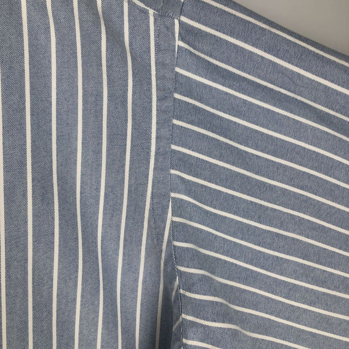 Ralph Lauren BLAKE long sleeve button-down striped shirt, men's size XL cotton Blue type light blue Vintage Second Hand