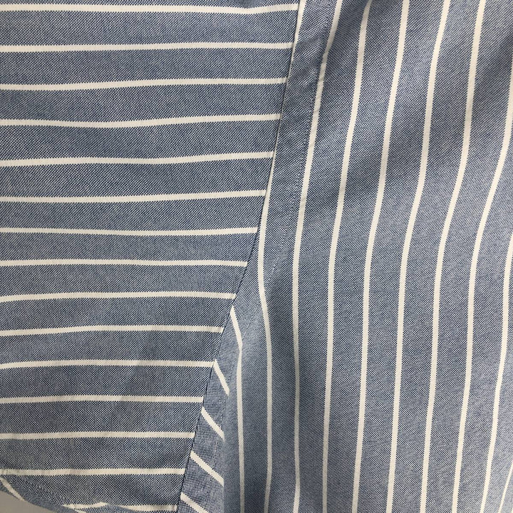 Ralph Lauren BLAKE long sleeve button-down striped shirt, men's size XL cotton Blue type light blue Vintage Second Hand