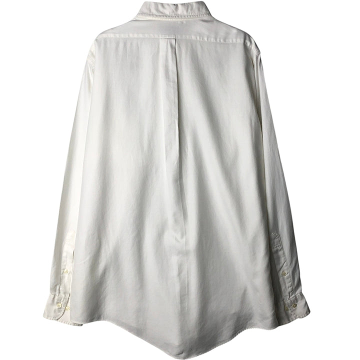 Brooks Brothers long sleeve button down shirt made in USA, size L for men cotton white type Vintage Second Hand