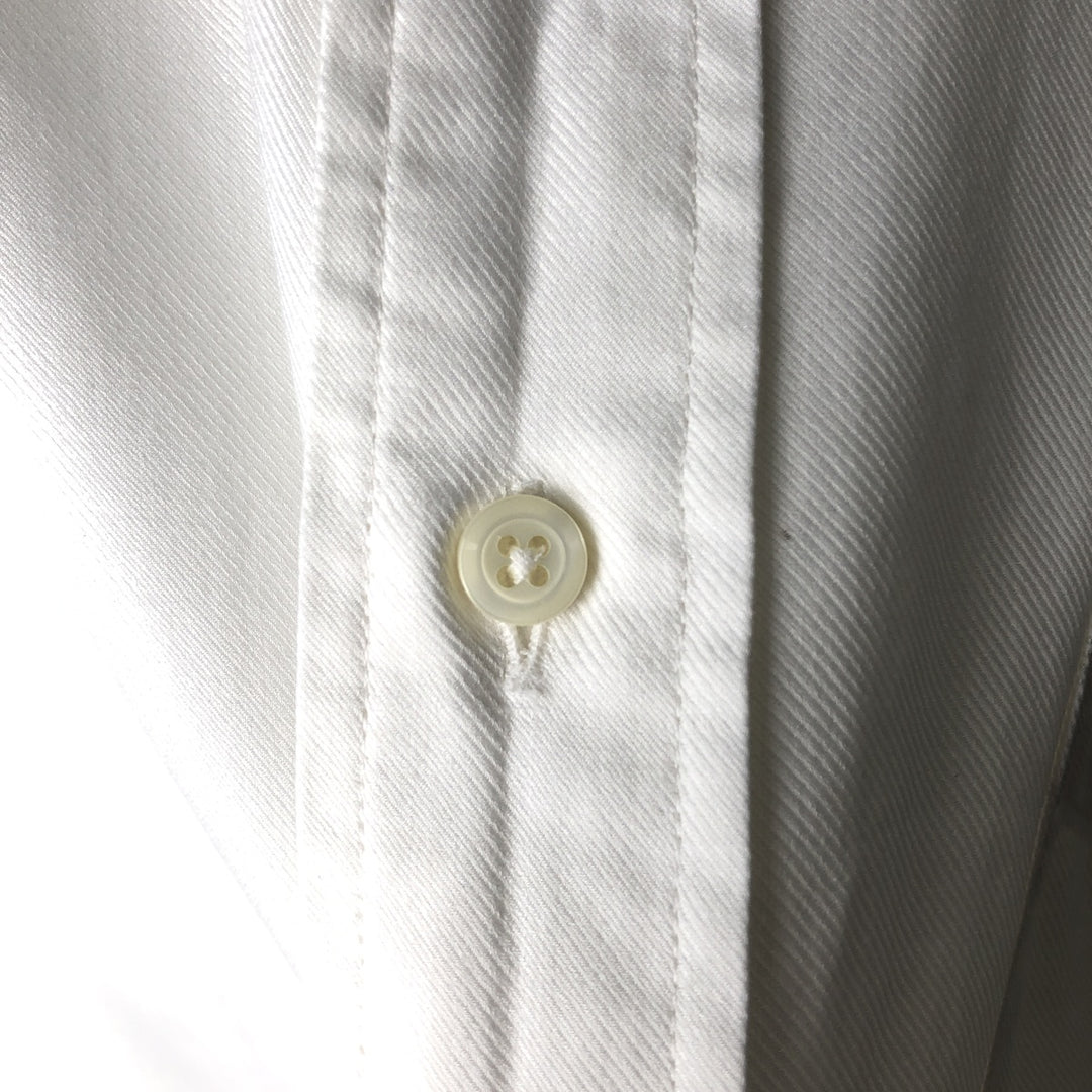 Brooks Brothers long sleeve button down shirt made in USA, size L for men cotton white type Vintage Second Hand