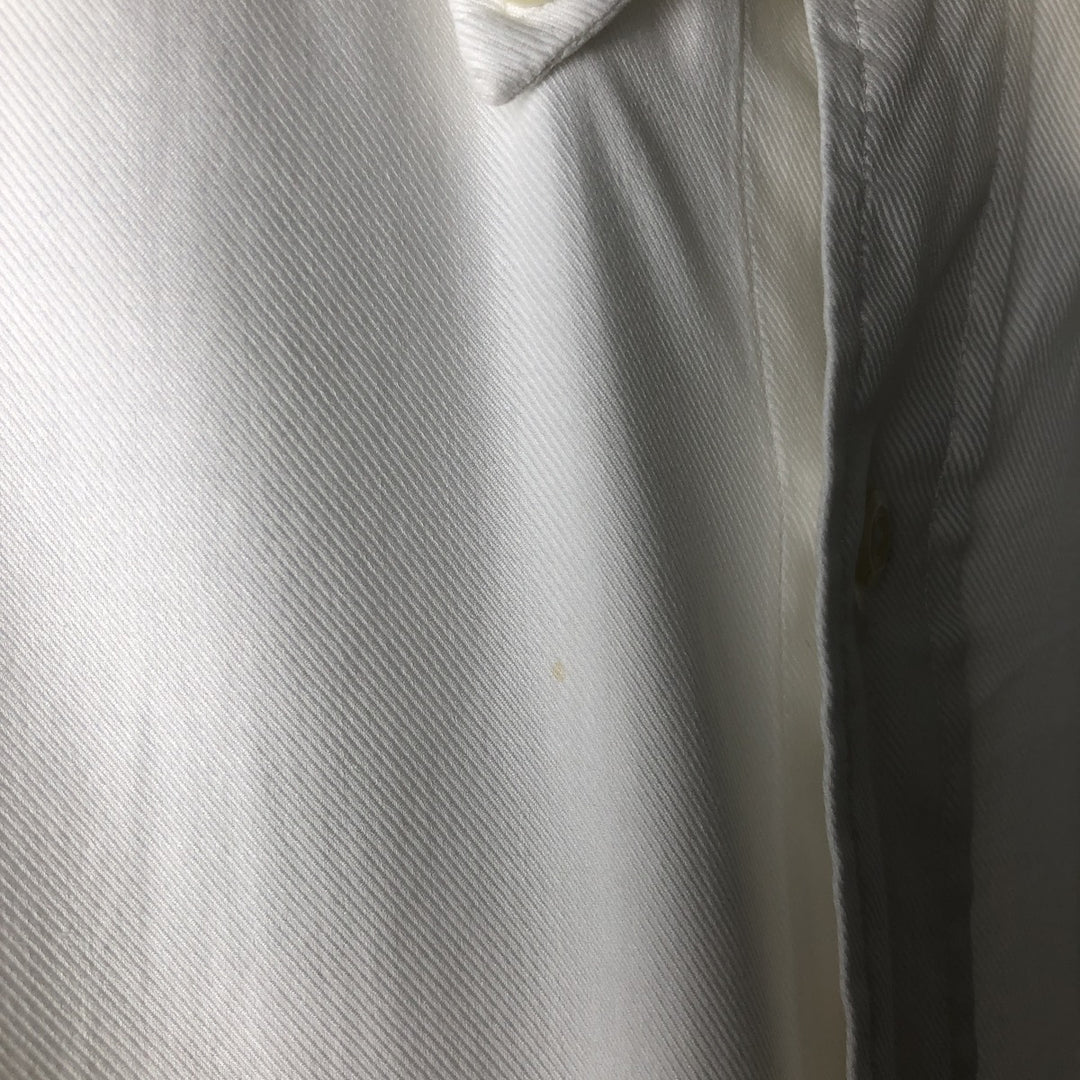 Brooks Brothers long sleeve button down shirt made in USA, size L for men cotton white type Vintage Second Hand