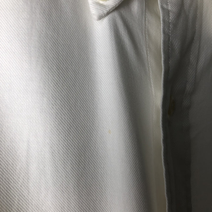 Brooks Brothers long sleeve button down shirt made in USA, size L for men cotton white type Vintage Second Hand