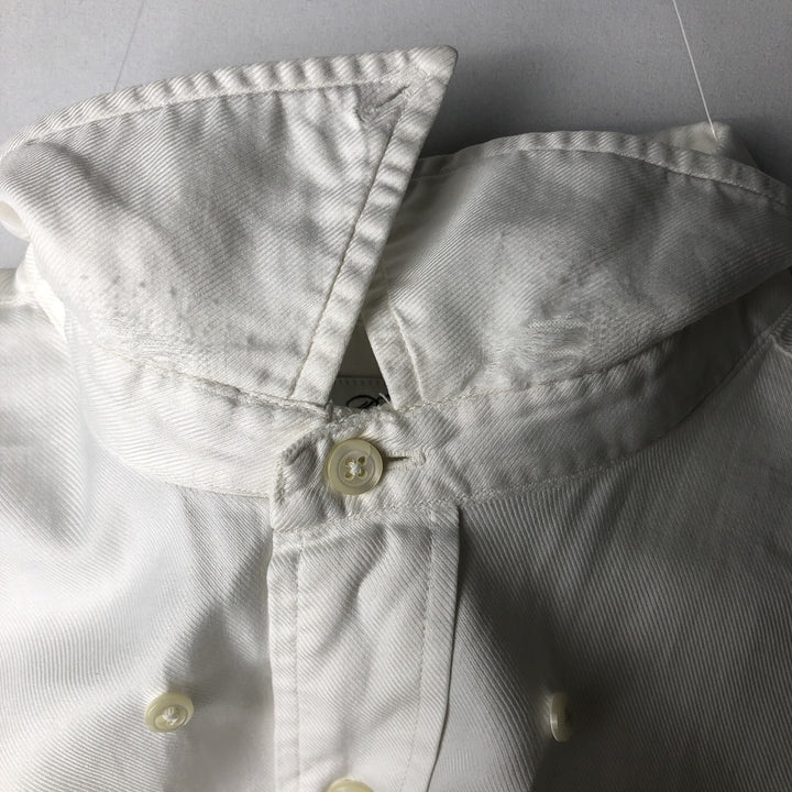 Brooks Brothers long sleeve button down shirt made in USA, size L for men cotton white type Vintage Second Hand