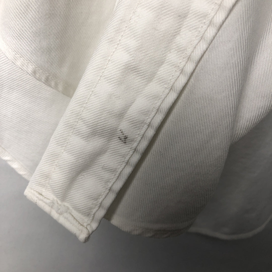 Brooks Brothers long sleeve button down shirt made in USA, size L for men cotton white type Vintage Second Hand