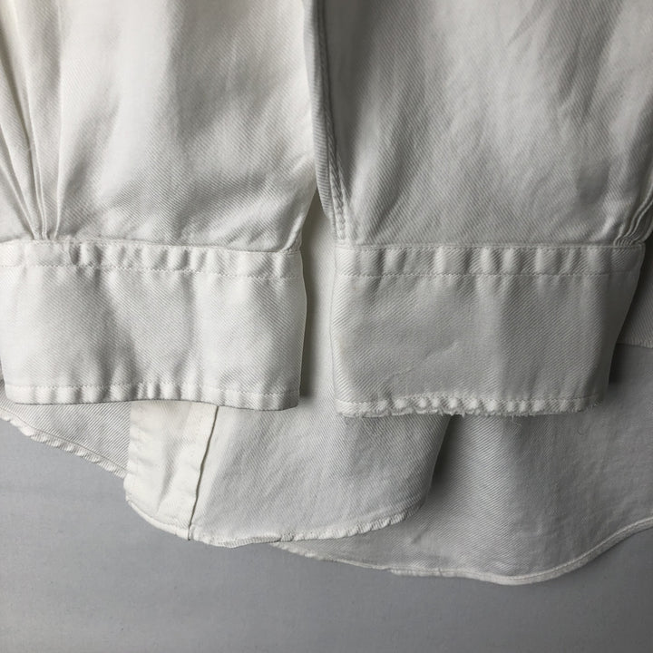 Brooks Brothers long sleeve button down shirt made in USA, size L for men cotton white type Vintage Second Hand
