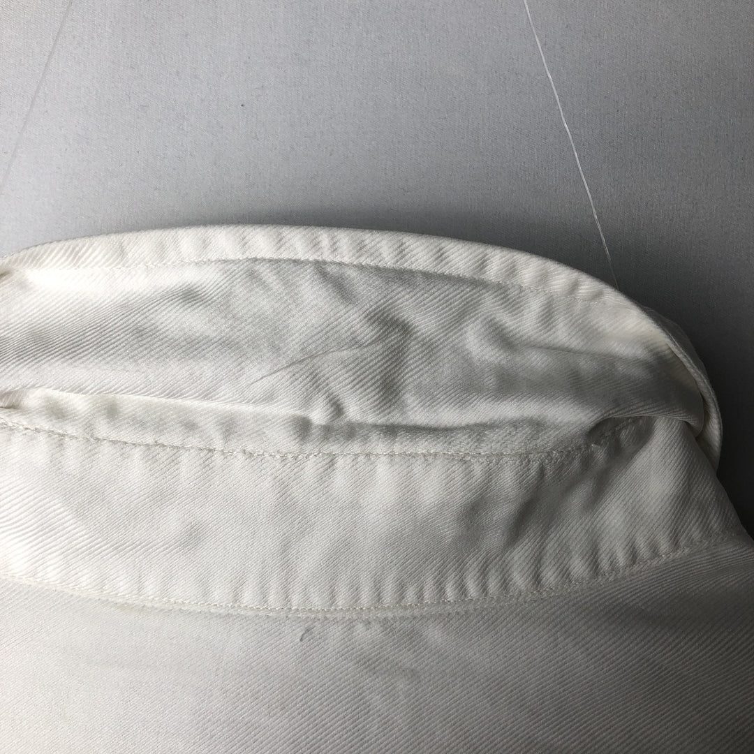Brooks Brothers long sleeve button down shirt made in USA, size L for men cotton white type Vintage Second Hand