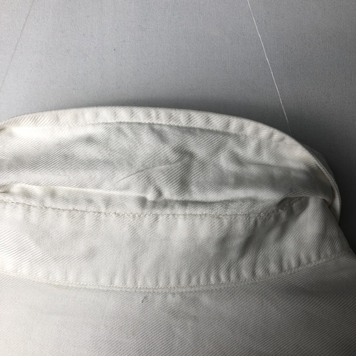 Brooks Brothers long sleeve button down shirt made in USA, size L for men cotton white type Vintage Second Hand