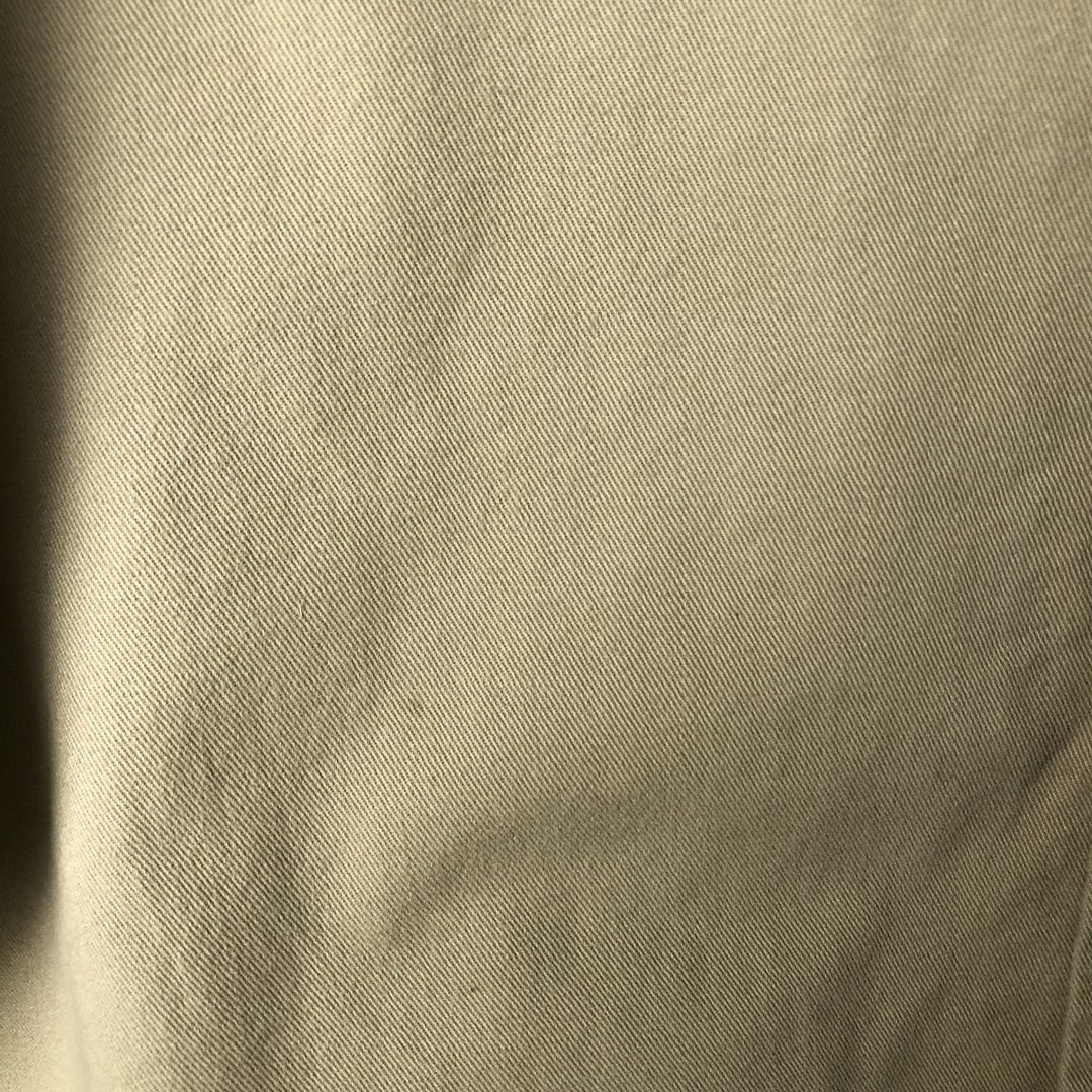 Eddie Bauer long-sleeved button-down shirt, men's size L cotton Beige type Vintage Second Hand