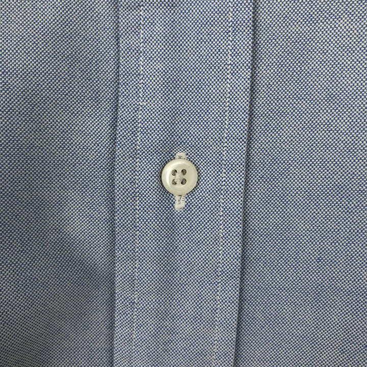 Ralph Lauren long sleeve button down shirt, men's size L cotton Blue type light blue Vintage Second Hand