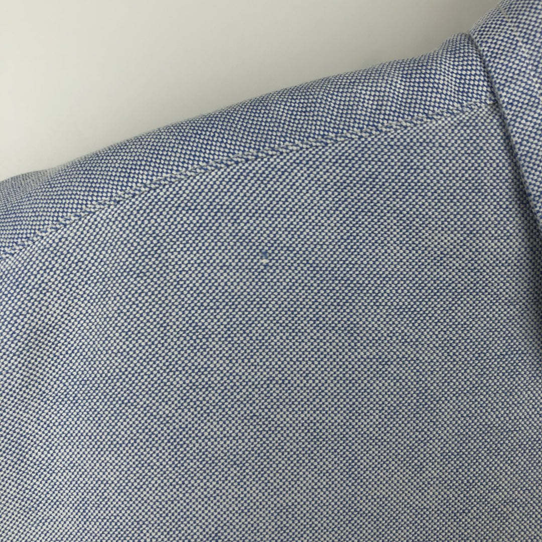 Ralph Lauren long sleeve button down shirt, men's size L cotton Blue type light blue Vintage Second Hand