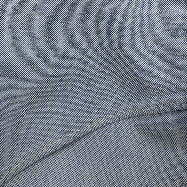 Ralph Lauren long sleeve button down shirt, men's size L cotton Blue type light blue Vintage Second Hand