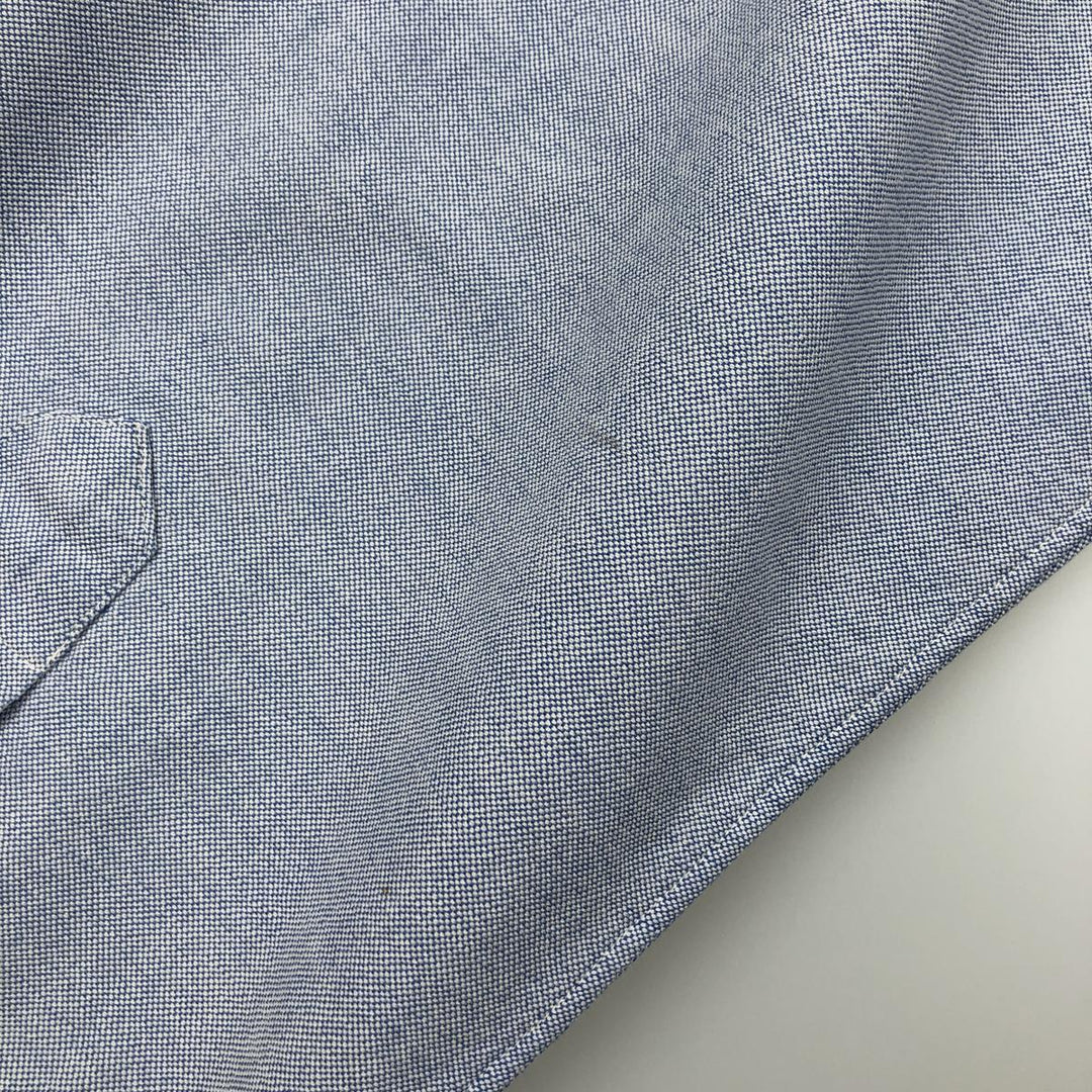 Ralph Lauren long sleeve button down shirt, men's size L cotton Blue type light blue Vintage Second Hand