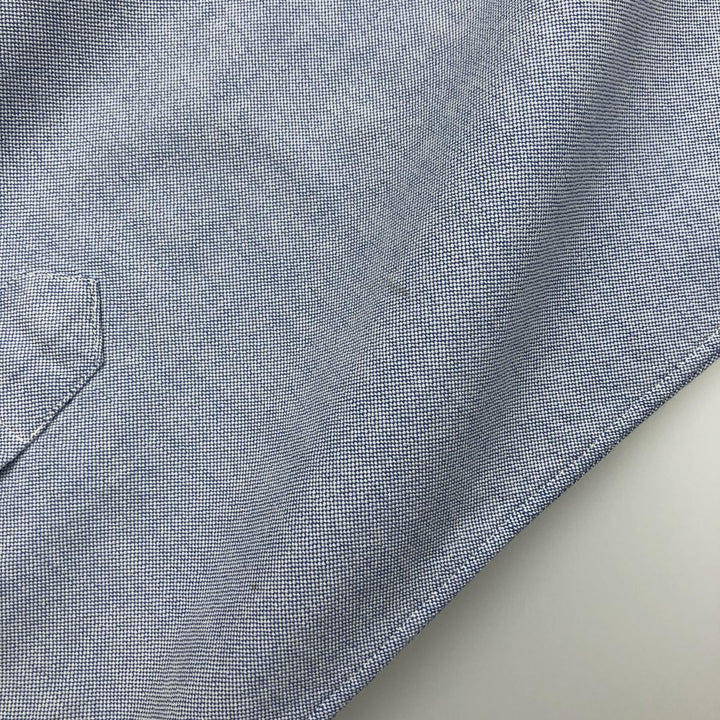 Ralph Lauren long sleeve button down shirt, men's size L cotton Blue type light blue Vintage Second Hand