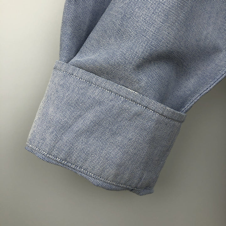 Ralph Lauren long sleeve button down shirt, men's size L cotton Blue type light blue Vintage Second Hand