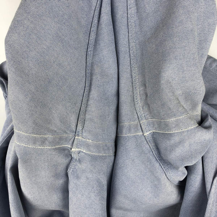 Ralph Lauren long sleeve button down shirt, men's size L cotton Blue type light blue Vintage Second Hand