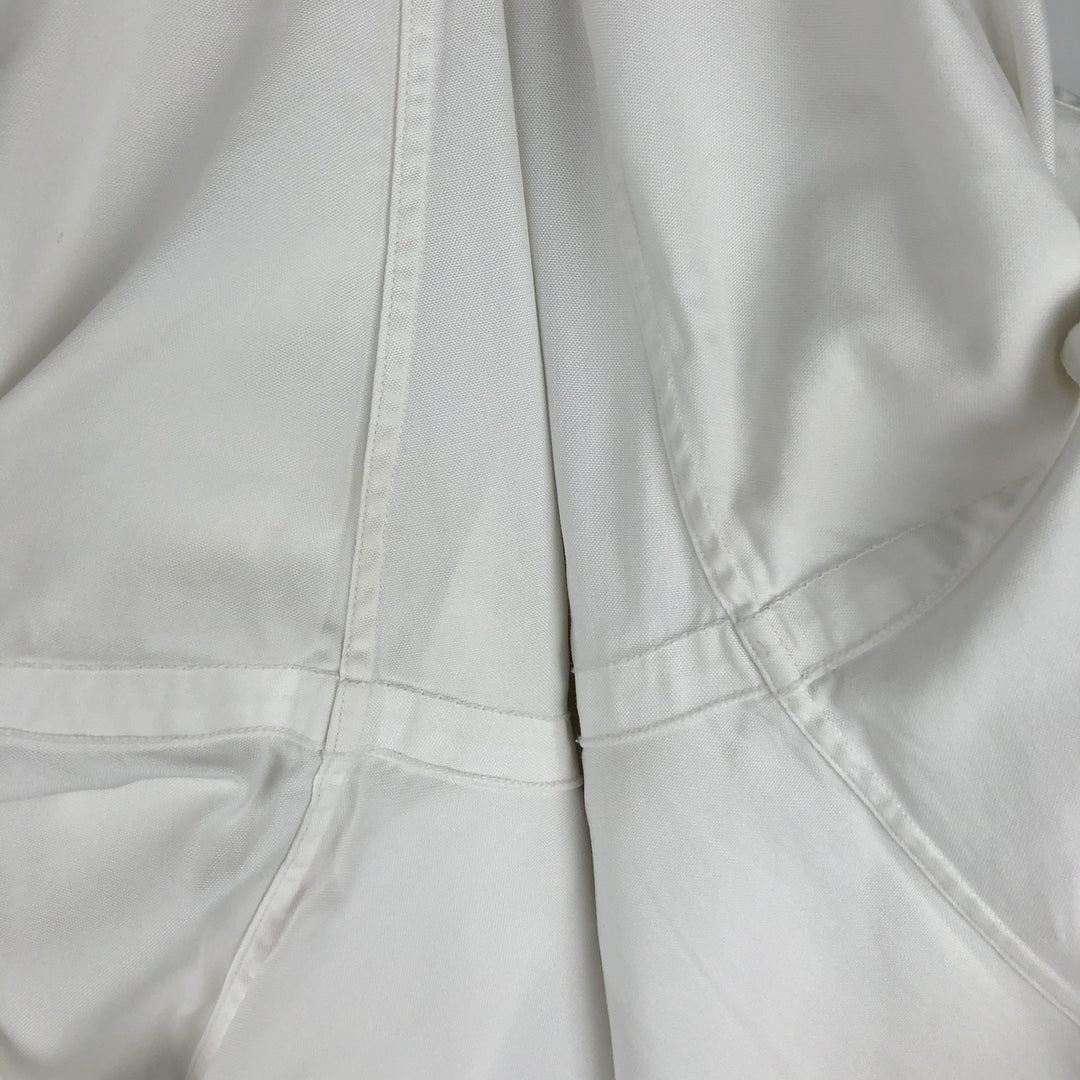 Ralph Lauren YARMOUTH long sleeve button down shirt, men's size L cotton white type Vintage Second Hand