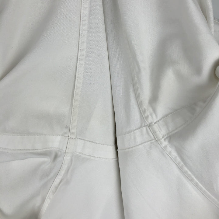 Ralph Lauren YARMOUTH long sleeve button down shirt, men's size L cotton white type Vintage Second Hand