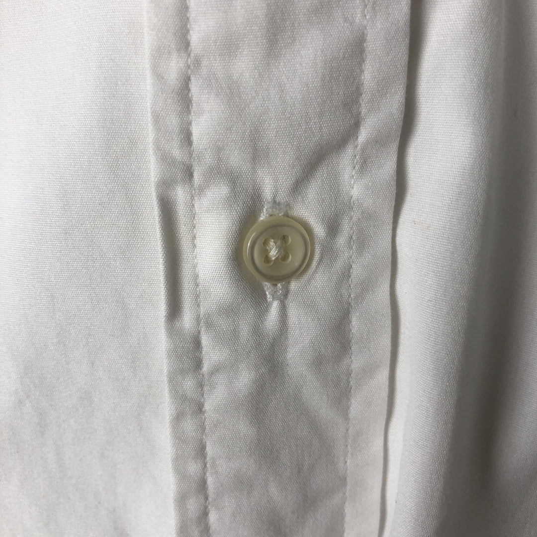 Ralph Lauren CUSTOM FIT long sleeve button down shirt, men's XL size cotton white type Vintage Second Hand