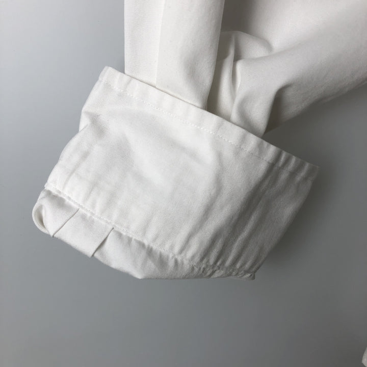Ralph Lauren CUSTOM FIT long sleeve button down shirt, men's XL size cotton white type Vintage Second Hand