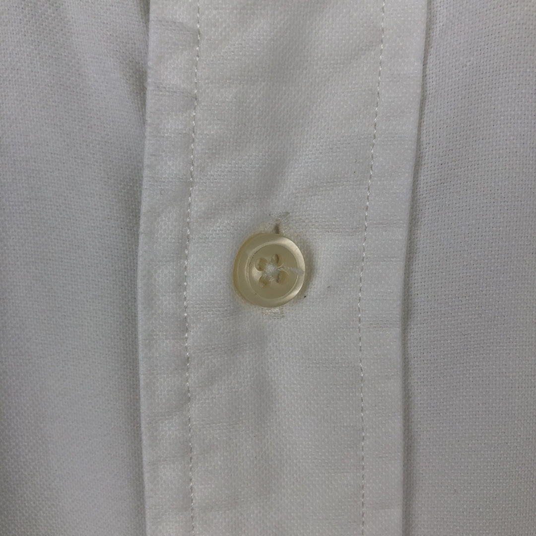 Ralph Lauren YARMOUTH long sleeve button down shirt, men's XL size cotton white type Vintage Second Hand