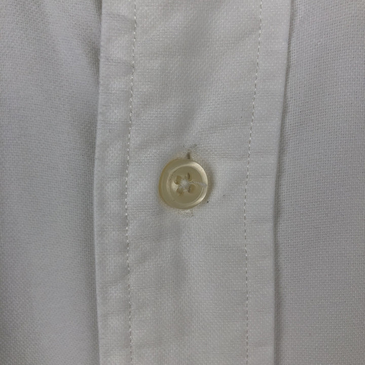 Ralph Lauren YARMOUTH long sleeve button down shirt, men's XL size cotton white type Vintage Second Hand