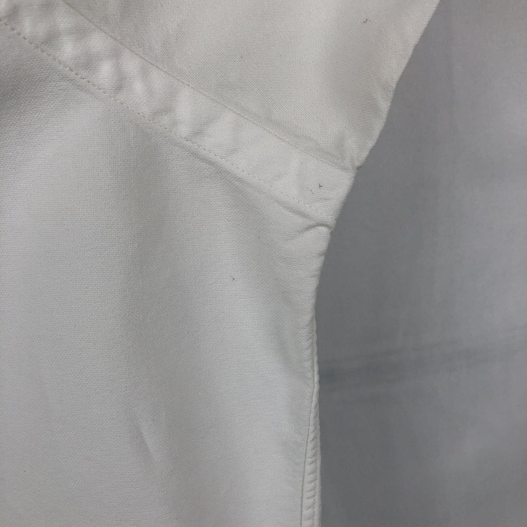 Ralph Lauren YARMOUTH long sleeve button down shirt, men's XL size cotton white type Vintage Second Hand