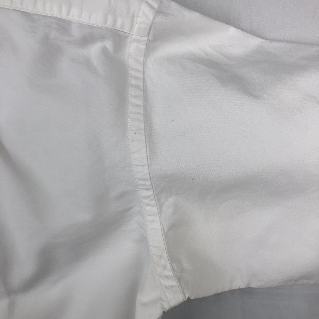 Ralph Lauren YARMOUTH long sleeve button down shirt, men's XL size cotton white type Vintage Second Hand